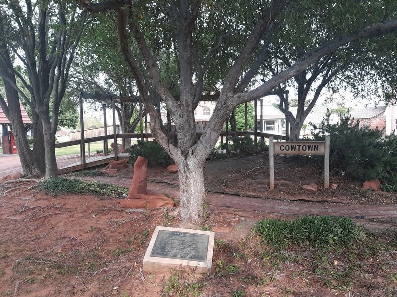018 Cowtown Marker. Click for full size. 018 Cowtown Marker image. Click for full size.