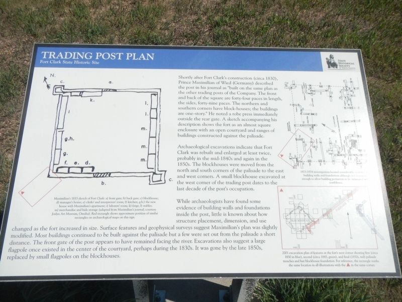 Trading Post Plan Marker image. Click for full size.
