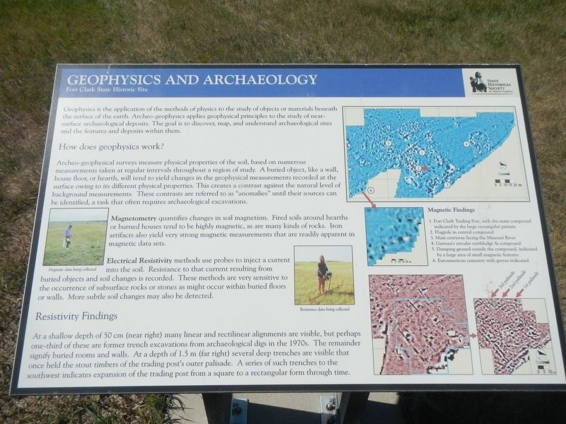 Geophysics and Archaeology Marker image. Click for full size.