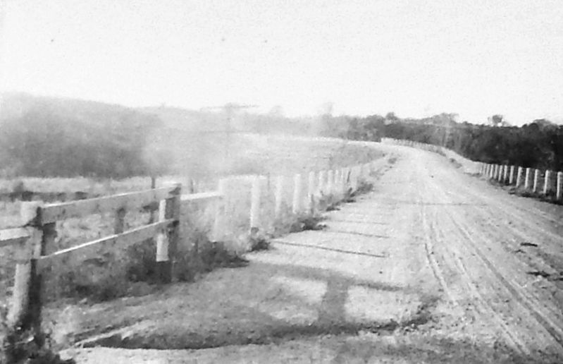 Marker detail: Dirt road on Lincoln Highway, circa 1920 image. Click for full size.