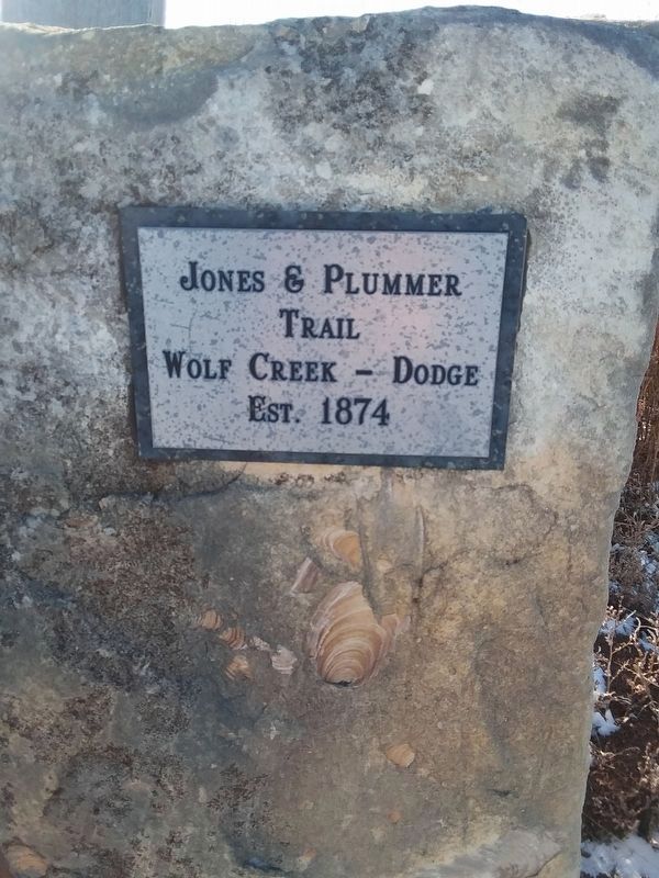 An additional Jones & Plummer Trail Marker. Click for full size. An additional Jones & Plummer Trail Marker image. Click for full size.