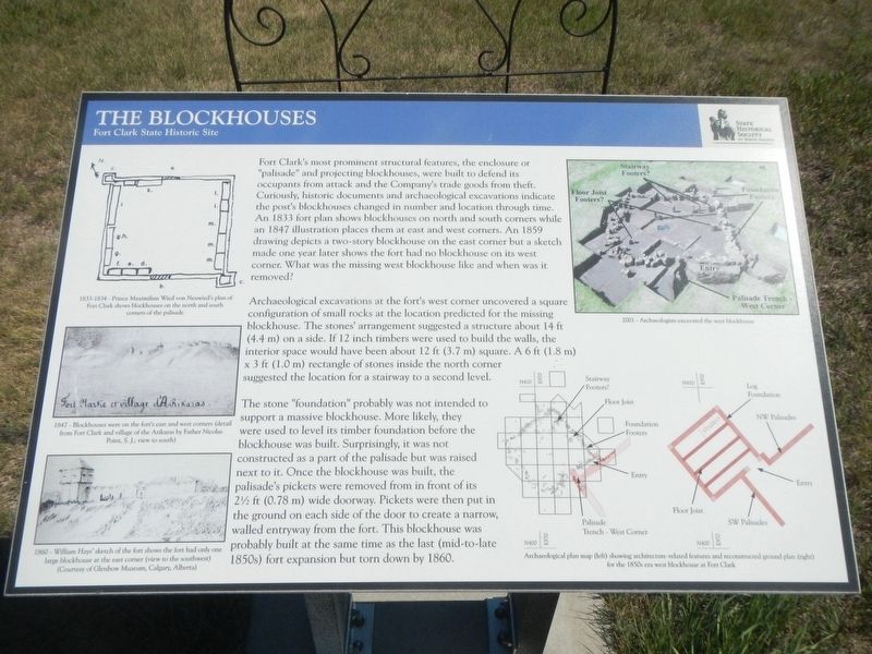 The Blockhouses Marker image. Click for full size.