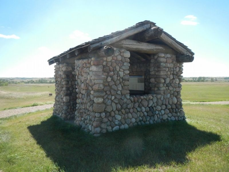 Stone Shelter Marker image. Click for full size.
