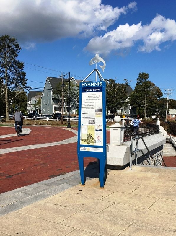 Hyannis Harbor Marker. Click for full size. Hyannis Harbor Marker image. Click for full size.