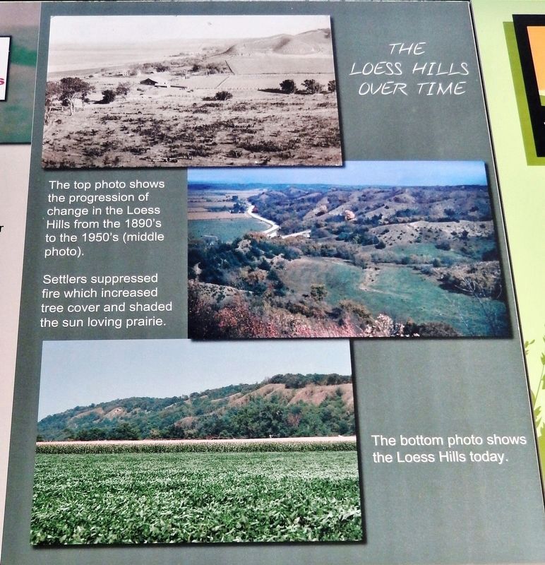 Marker detail: The Loess Hills Over Time. Click for full size. Marker detail: The Loess Hills Over Time image. Click for full size.