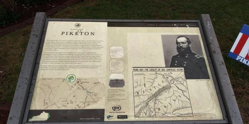 Garfield at Piketon Marker image. Click for full size.