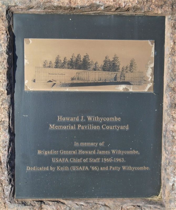 Howard J. Withycombe Memorial Pavilion Courtyard Marker image. Click for full size.