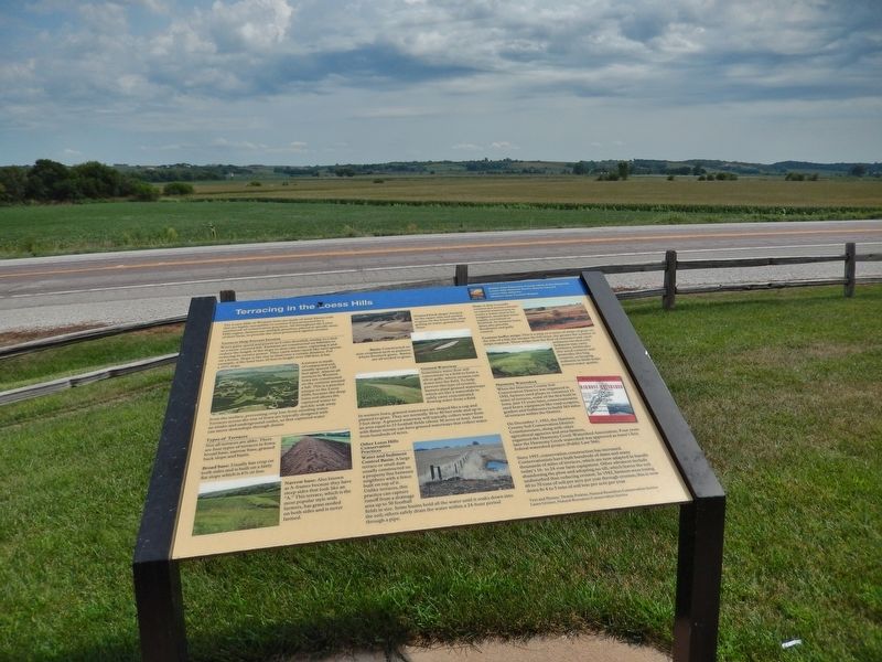 Terracing in the Loess Hills Marker. Click for full size. Terracing in the Loess Hills Marker image. Click for full size.