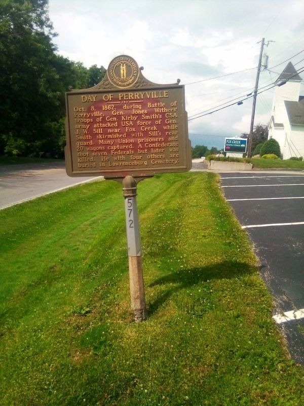 Day Of Perryville Marker image. Click for full size.