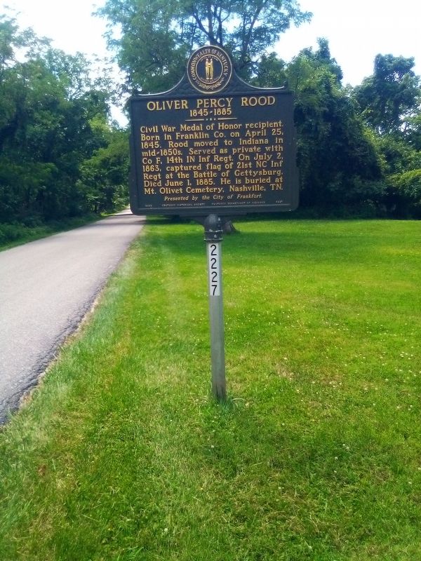 Oliver Percy Rood 1845-1886 Marker. Click for full size. Oliver Percy Rood 1845-1886 Marker image. Click for full size.