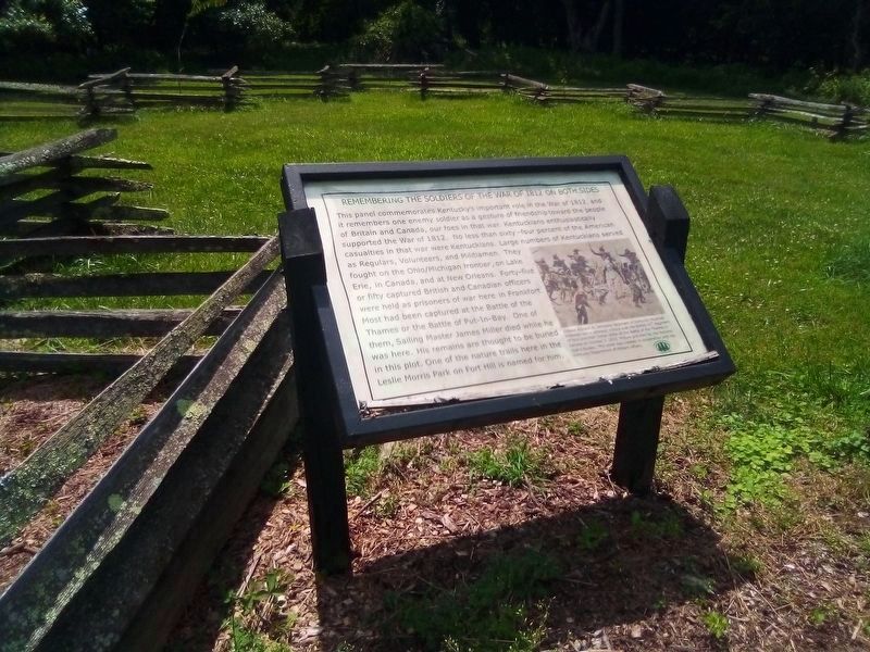 Remembering the Soldiers of the War of 1812 on Both Sides Marker image. Click for full size.