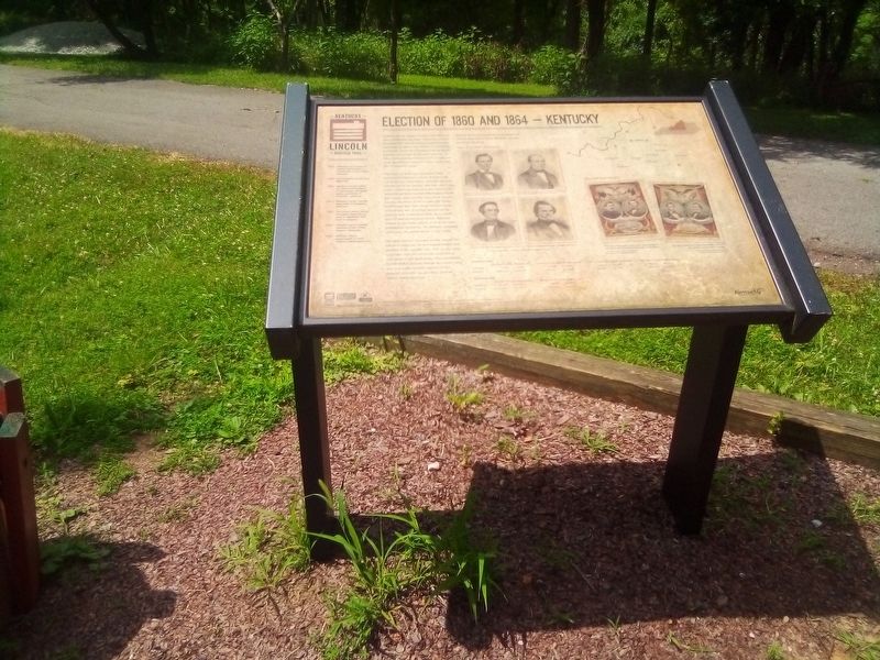 Election Of 1860 And 1864 - Kentucky Marker image. Click for full size.