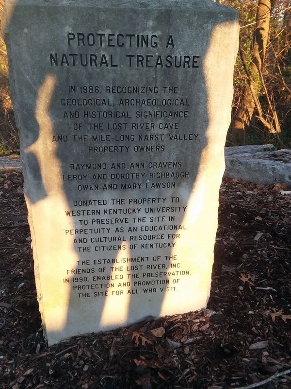 Protecting A Natural Treasure Marker image. Click for full size.