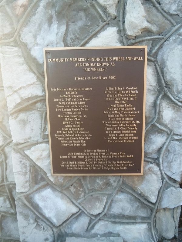 Donation Plaque. Click for full size. Donation Plaque image. Click for full size.