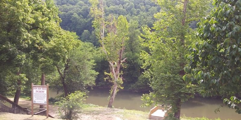 Paw Paw Tree Incident Marker. Click for full size. Paw Paw Tree Incident Marker image. Click for full size.