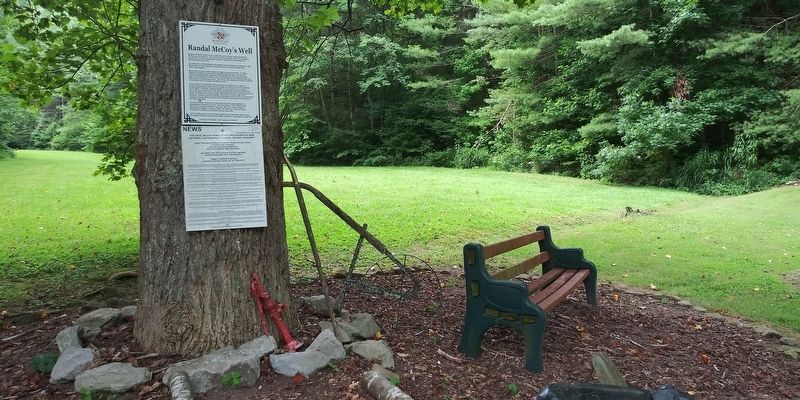The Real McCoy Homestead Uncovered Marker image. Click for full size.