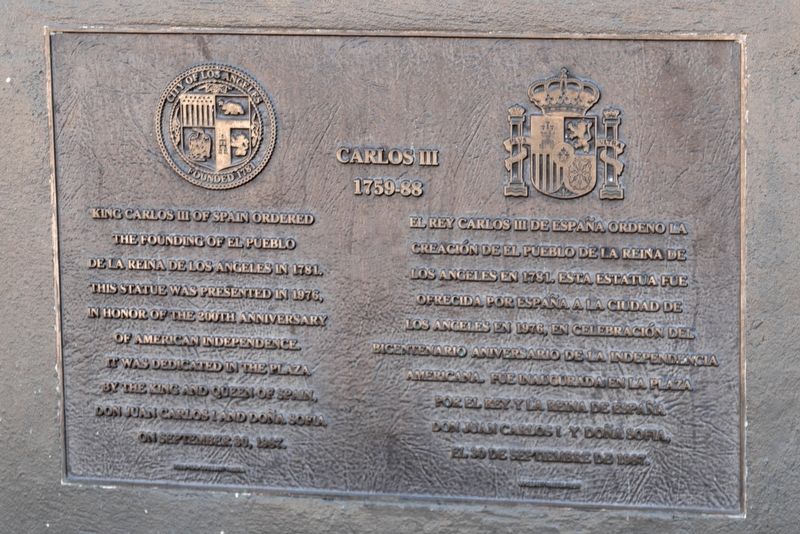 Carlos III Statue. Click for full size. Carlos III Statue image. Click for full size.