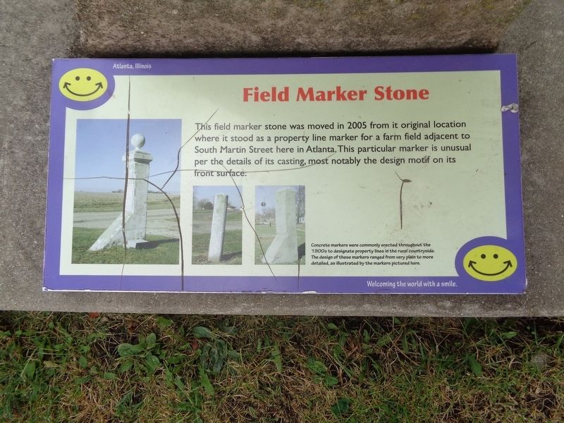 Field Marker Stone Marker image. Click for full size.
