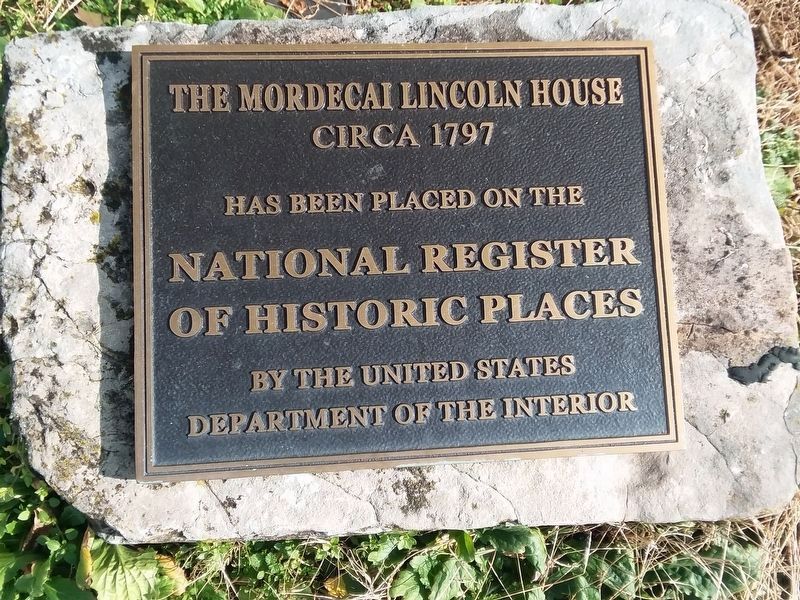 National Register of Historic Places plaque for the House image. Click for full size.