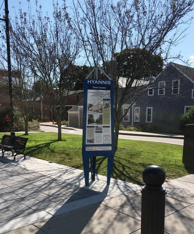 Hyannis Town Center Marker image. Click for full size.