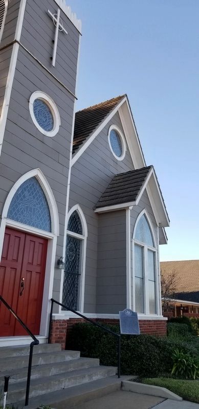 The front entrance to the Saint John's Episcopal Church. Click for full size. The front entrance to the Saint John's Episcopal Church image. Click for full size.