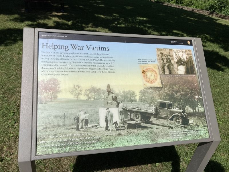 Helping War Victims Marker image. Click for full size.