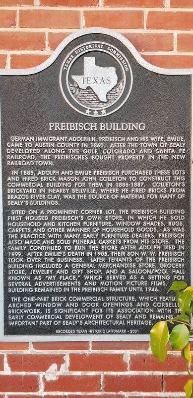 Preibisch Building Marker image. Click for full size.