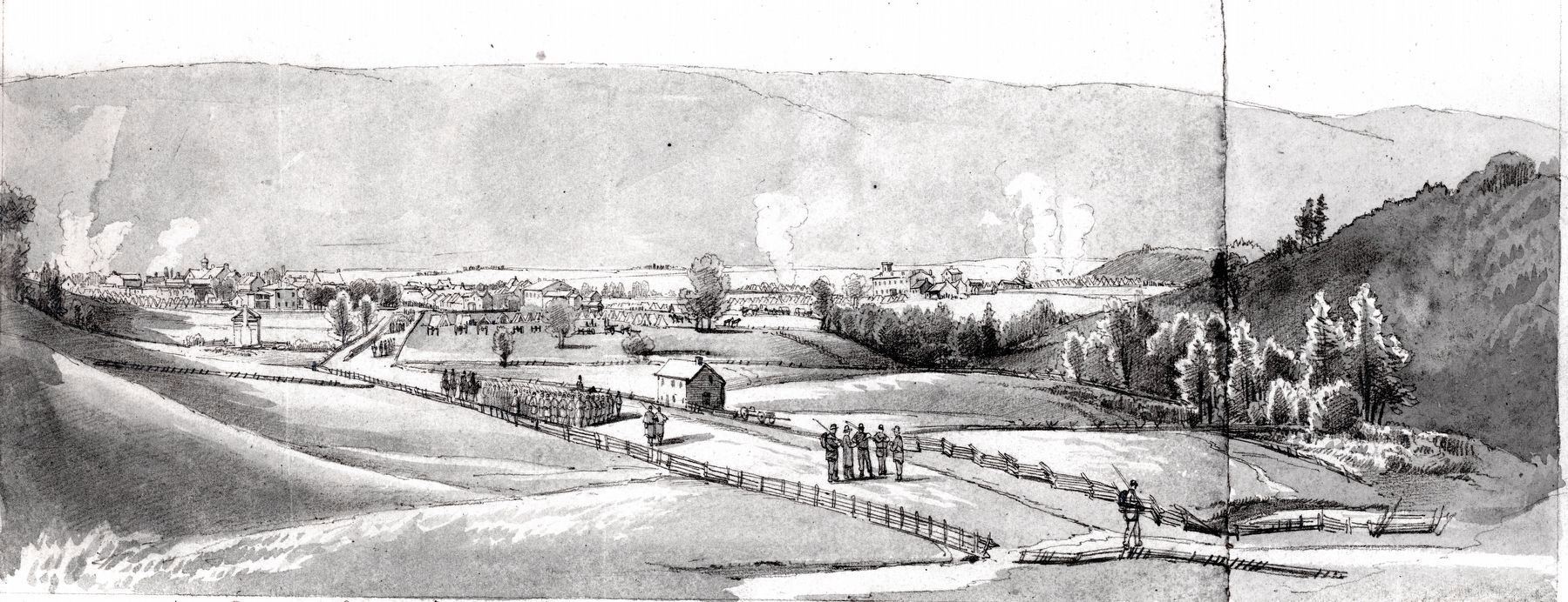 West View of Romney Va. image. Click for full size.