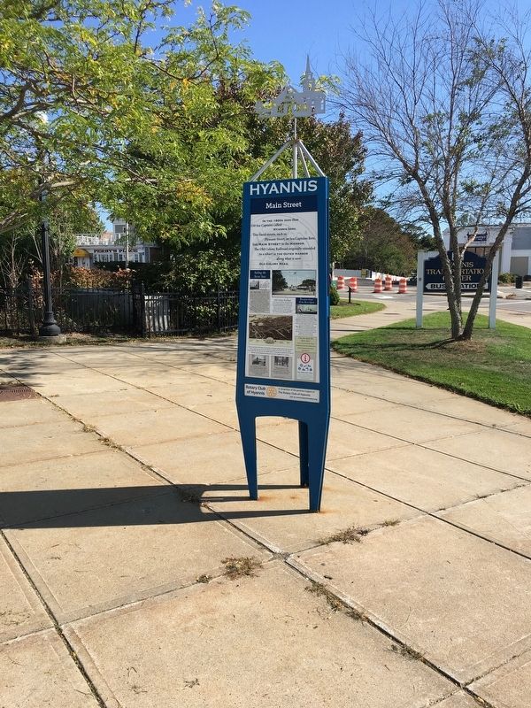 Hyannis Main Street Marker. Click for full size. Hyannis Main Street Marker image. Click for full size.