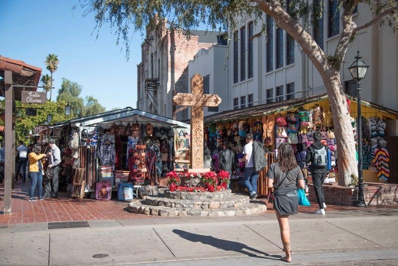 Southern End of Olvera Street image. Click for full size.