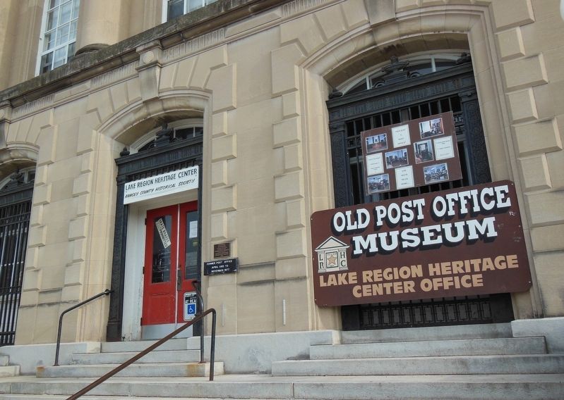 Lake Region Heritage Center / Old Post Office entrance image. Click for full size.