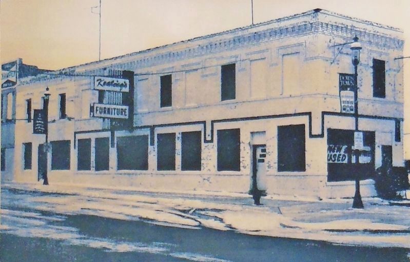 Marker detail: Keating's Furniture Annex. Click for full size. Marker detail: Keating's Furniture Annex image. Click for full size.
