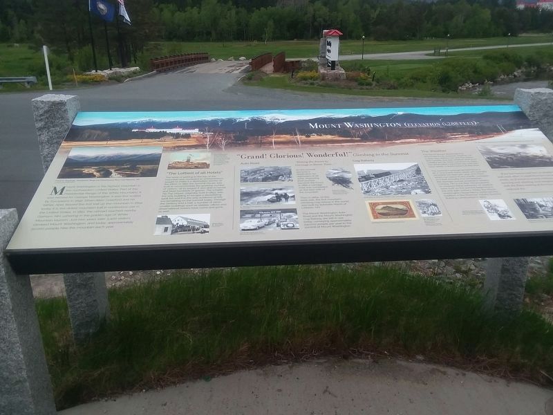 Mount Washington Marker image. Click for full size.
