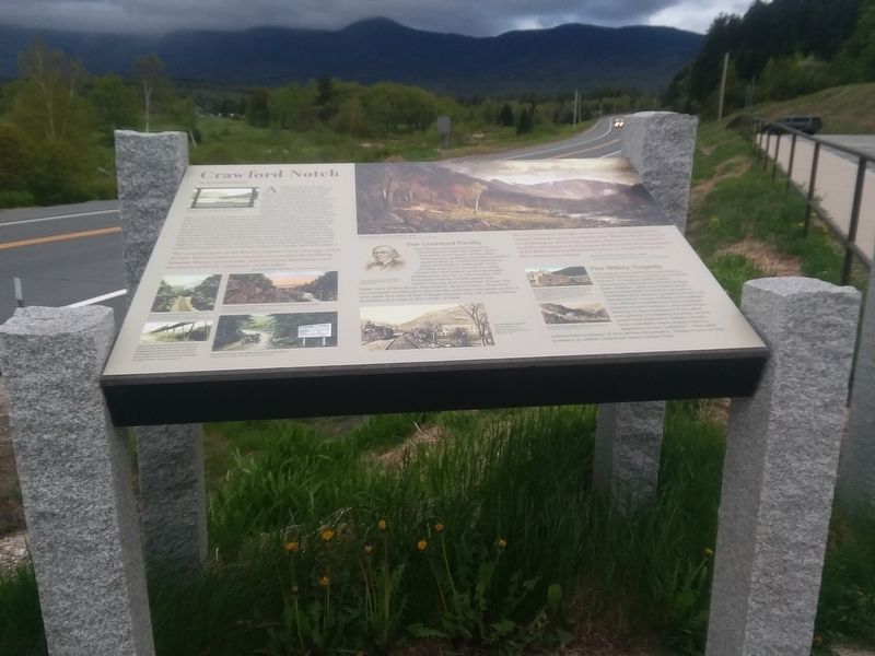 Crawford Notch Marker image. Click for full size.