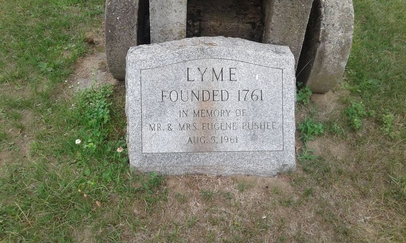 Lyme Founded 1761 Marker image. Click for full size.