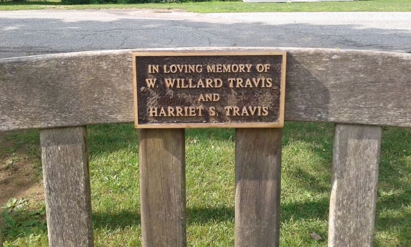 Memorial Plaque on the Bench image. Click for full size.