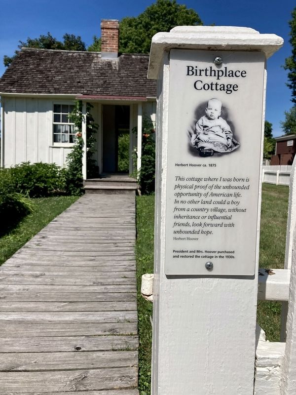 Birthplace Cottage Marker image. Click for full size.