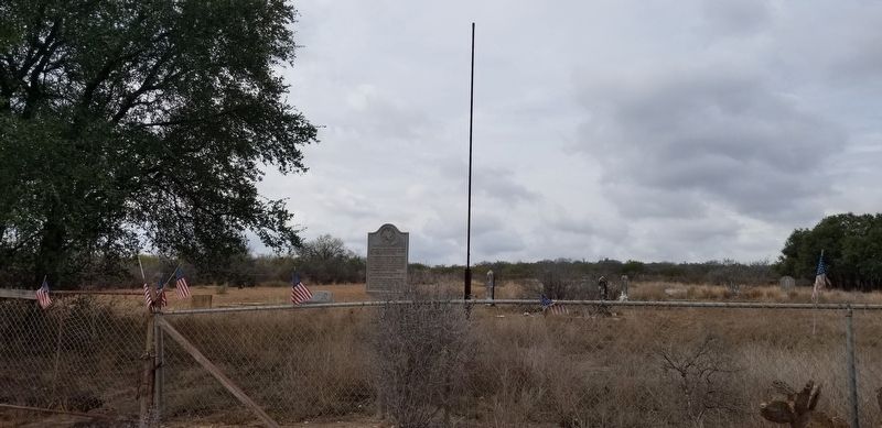 Tehuacana Cemetery and Marker image. Click for full size.