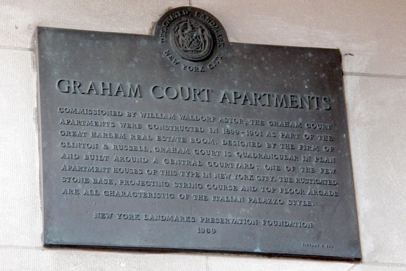 Graham Court Apartments Marker image. Click for full size.