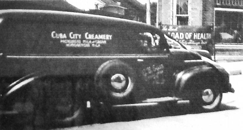 Marker detail: The Creamery Delivery Van image. Click for full size.