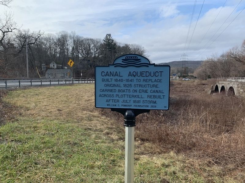 Canal Aqueduct Marker. Click for full size. Canal Aqueduct Marker image. Click for full size.