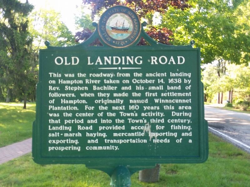 Old Landing Road Marker image. Click for full size.