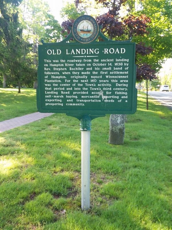 Old Landing Road Marker image. Click for full size.