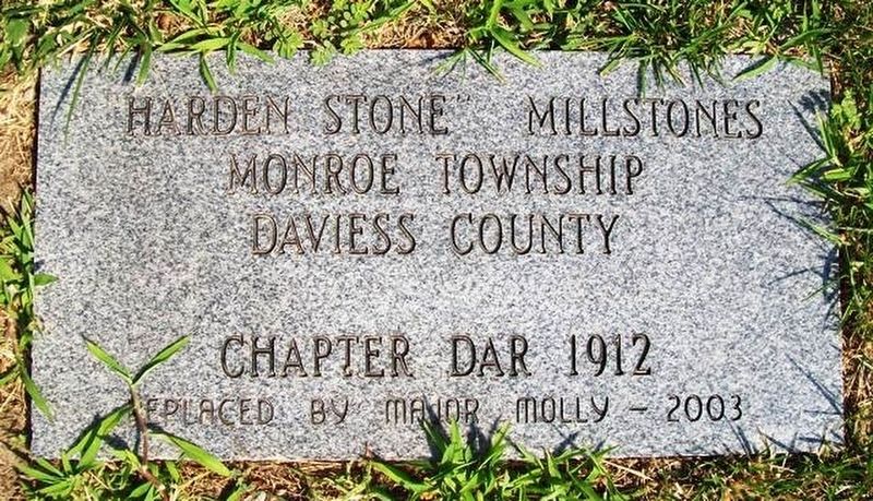 Harden Stone Millstones Marker image. Click for full size.