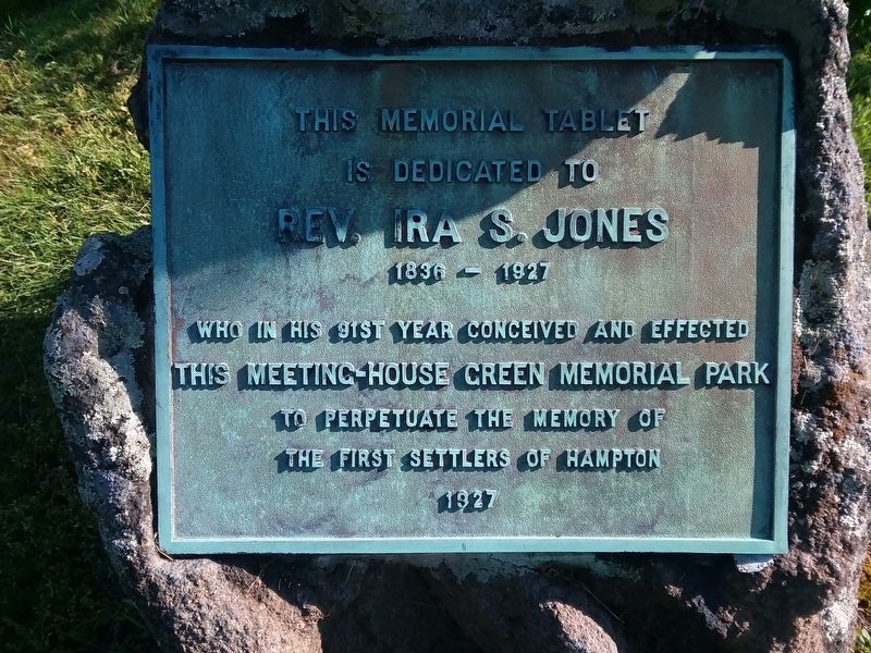 Rev. Ira S. Jones Marker image. Click for full size.