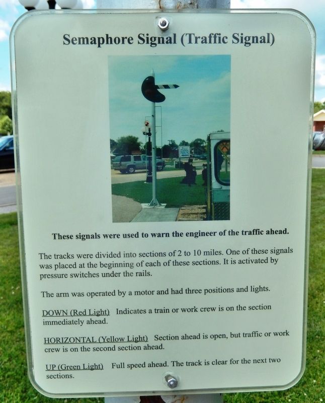 Semaphore Signal Marker image. Click for full size.