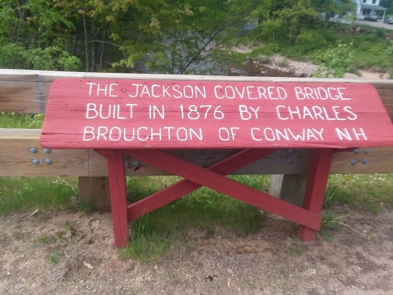 The Jackson Covered Bridge Marker image. Click for full size.