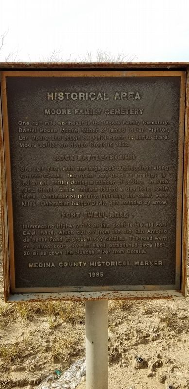 Historical Area Marker image. Click for full size.