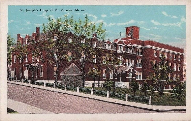 <i>St. Joseph Hospital, St. Charles, Mo.</i> image. Click for full size.