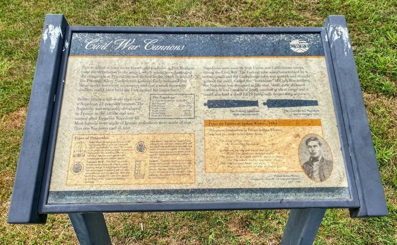 Civil War Cannons Marker image. Click for full size.